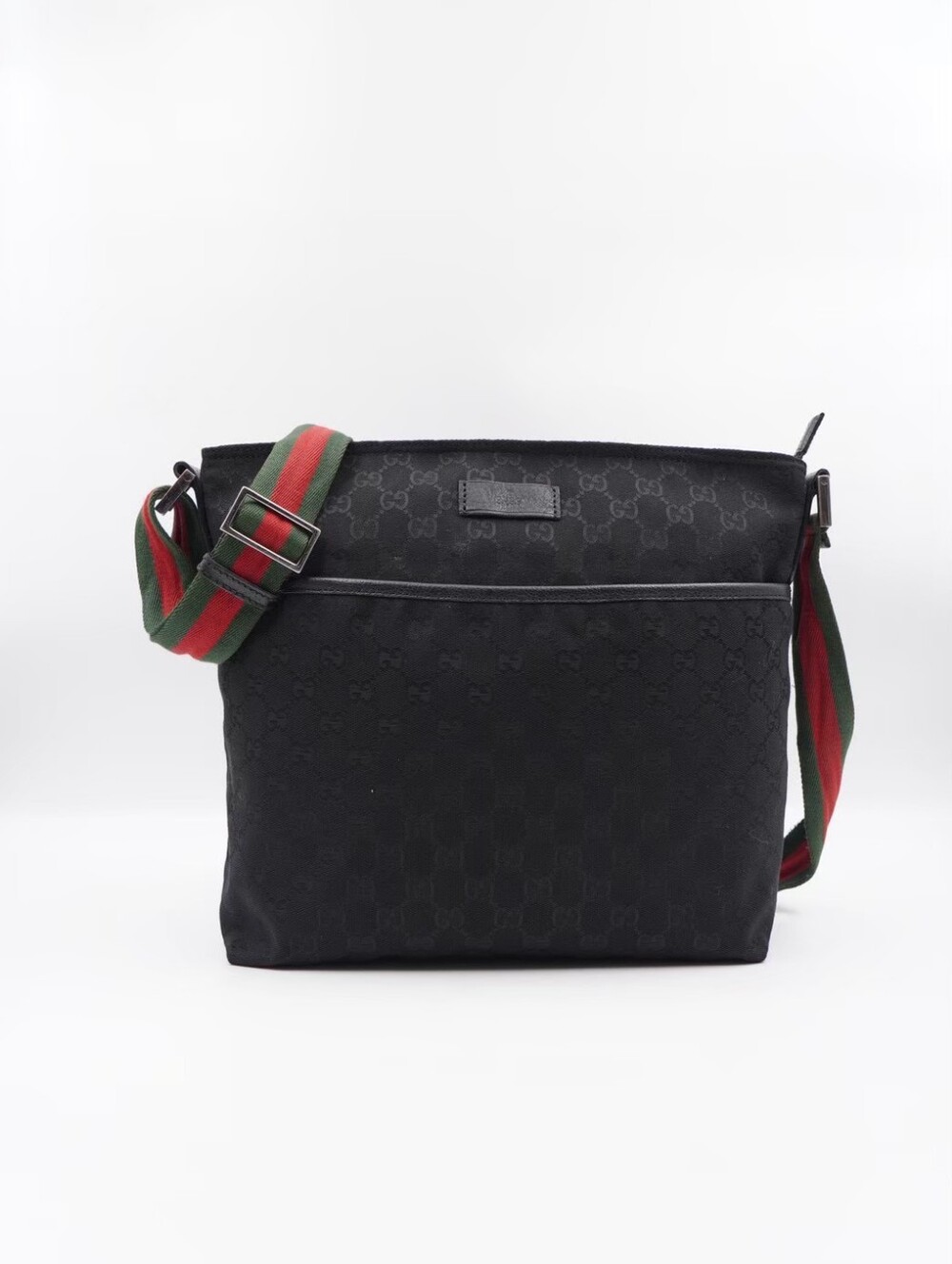 CM61 💟 GUCCI GG Monogram Sherry Line Messenger Bag